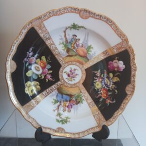 Meissen quartrefoil plate