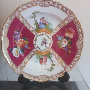Meissen quartrefoil plate