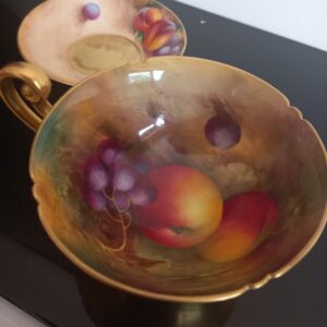 Royal Worcester Fallen Fruits Cup & Saucer