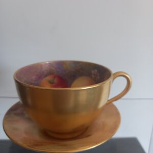 Royal Worcester Fallen Fruit Cup & Saucer