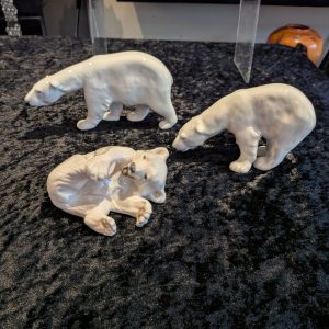 Royal Copenhagen Polar Bear Family