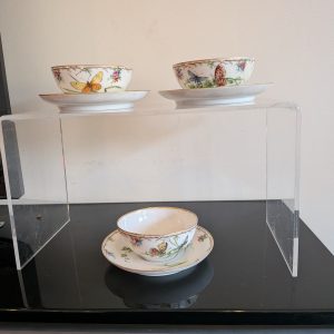 3 Royal Copenhagen Butterfly cups and saucers 1870-1890